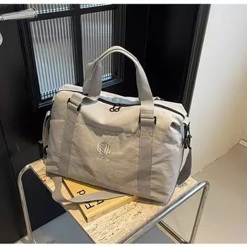 Многофункциональная дорожная сумка большой вместимости для отдыха на природе Новая сумка-мессенджер для поездок на работу Сумка в спортивном стиле для отдыха серый