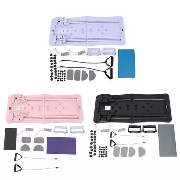 Многофункциональная фитнес-доска, регулируемая доска для отжиманий, тренажеры для упражнений на грудь и пресс Black