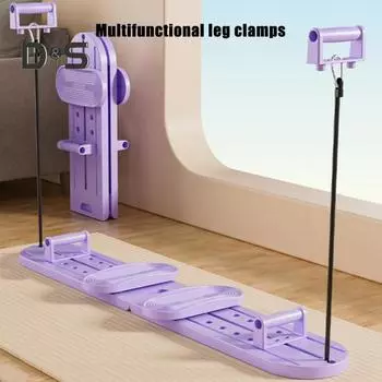 Многофункциональная фитнес-доска с резиновой ручкой для отжиманий, выдерживает 150 кг, складная скользящая педаль, многоцелевой тренажер для ног, домашний спортзал, тренировки синий