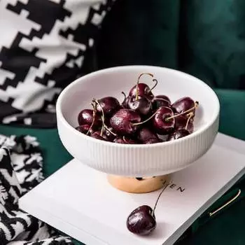 Многофункциональная фруктовая тарелка большой емкости, керамический поднос для закусок в скандинавском стиле, хозяйственные принадлежности B