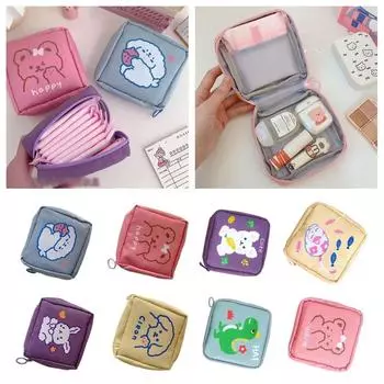 Многофункциональная гигиеническая сумка для хранения салфеток из ткани Оксфорд с карманом для кабеля данных для путешествий на открытом воздухе dinosaur синий