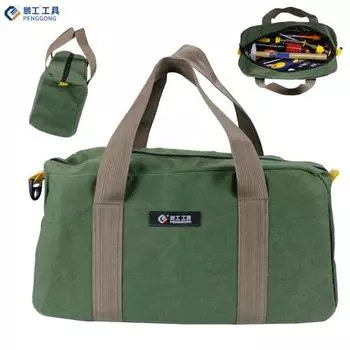 Многофункциональная холщовая сумка для хранения ручных инструментов, винты, гвозди, сумка, набор инструментов 14 inch