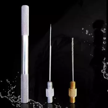 Многофункциональная игла для приманки, игла для приманки, вращающаяся игла для приманки, игла для приманки, рыболовные снасти серебряный