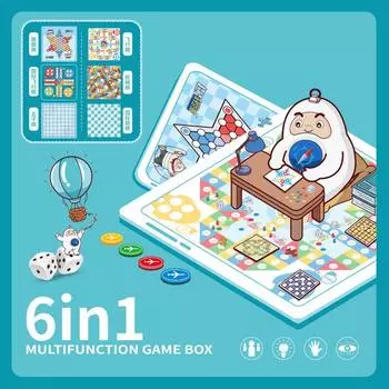 Многофункциональная игра «Шахматы» 6 в 1