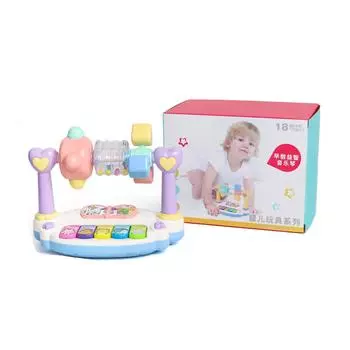 Многофункциональная игрушка-клавиатура для раннего развития ребенка, музыкальная игрушка-пианино с вращающейся мельницей для 1?6