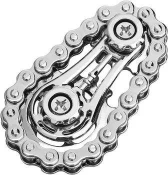 Многофункциональная игрушка-непоседа с велосипедной цепью — снятие стресса и повышение творческих способностей для всех возрастов чёрный