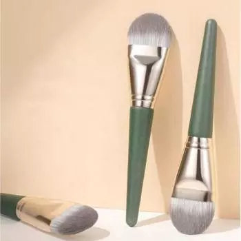 Многофункциональная кисть для нанесения основы Пушистая контурная кисть Косметические инструменты Кисть для растушевки Косметический инструмент зелёный