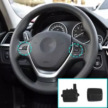 Многофункциональная кнопка управления ключом на руле для BMW 1, 3, 4, 5, 6, 7 серии F01 F10 F11 F20 F21 F22 F23 F30 F31 F34 61319229485 left чёрный