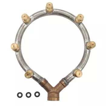 Многофункциональная кольцевая насадка G3/8 с внутренней резьбой, многоголовая кольцевая распылительная насадка для