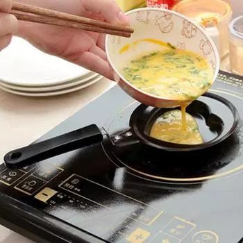 Сковорода Yousheng многоразовая антипригарная с отверстием для подвешивания из нержавеющей стали, ручная, сделай сам, креативная форма медведя, форма для завтрака, омлета, яиц, ежедневного использования Bear