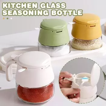 Многофункциональная коробка для приправ Простая прозрачная бутылка для приправ Кухонные принадлежности