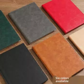 Многофункциональная кожаная папка формата А4 со съемным блокнотом темно-зеленого