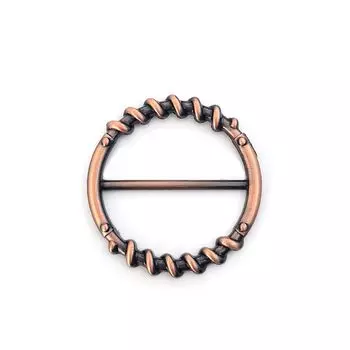 Многофункциональная круглая металлическая пряжка для шарфа, клипса для хиджаба, зажим для угла одежды, завязанные узлом пряжки, подарок