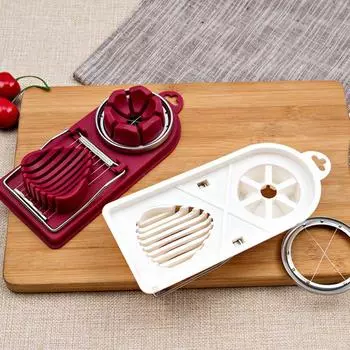 Многофункциональная кухонная машина для приготовления сыра, разделитель для выпечки, яйцерезка, режущий инструмент, разделитель желтков фуксия