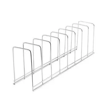 Многофункциональная кухонная полка для посуды из нержавеющей стали, тарелка с крышкой, чаша, держатель для слива, кастрюли, разделочная доска, полка для хранения форм для выпечки, кухонная утварь B