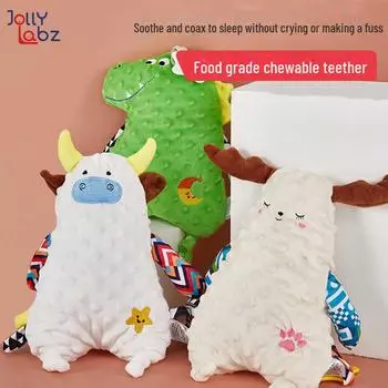 Многофункциональная кукла-комфорт, жевательная игрушка для прорезывания зубов и ручная кукла для младенцев и малышей As Shown