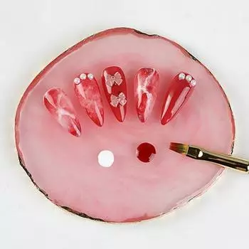 Многофункциональная квадратная круглая профессиональная маникюрная палитра для ногтей, демонстрационная доска, принадлежности для макияжа P