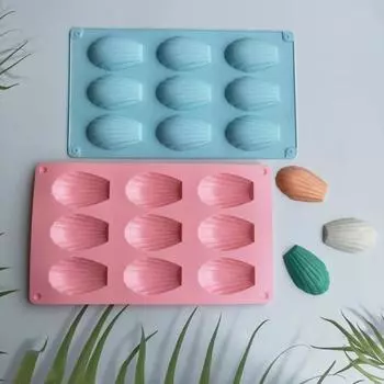 Форма для торта Yousheng, многоразовая, легко моется, легко извлекается из формы, термостойкая, антипригарная, сделай сам, силиконовая, 9 полостей, формы для шоколада, инструмент для выпечки зелёный