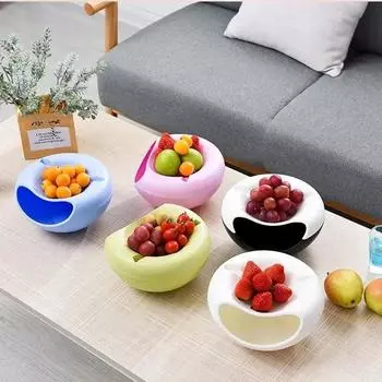 Многофункциональная ленивая фруктовая тарелка, ящик для хранения продуктов, мелочей, предметов первой необходимости, креативный держатель для домашнего телефона