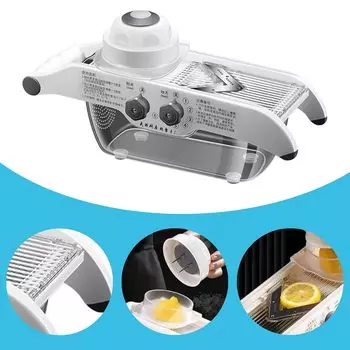Многофункциональная лимонорезка, ручные измельчители фруктов и картофеля с регулируемой толщиной и ящиком для хранения