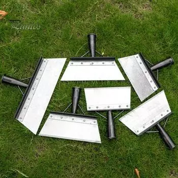 Многофункциональная лопата для очистки, лопата для прополки и посадки, острое лезвие, длинная ручка, лопата для удаления сорняков, сверхмощный садовый инструмент 20cm