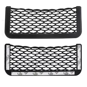 Многофункциональная маленькая сумка для хранения мобильного телефона в машине, нейлоновая веревка, плетеная сетка, карман для автомобильных принадлежностей, сумка для хранения в машине, чехол для мелких предметов