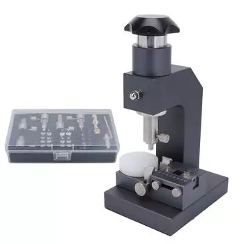Многофункциональная машина для пробивки отверстий в часах, прочный стальной дырокол для кожи с ящиком для хранения