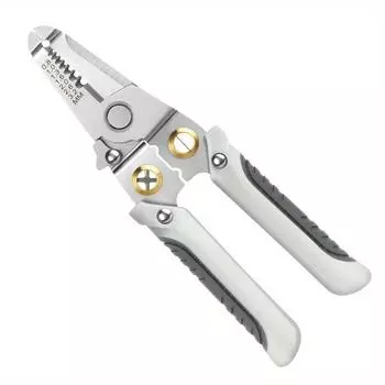 Многофункциональная машина для зачистки проводов, Машина для резки железной и медной проволоки, Машина для резки кабеля, Зажим, Щипцы для разделения и обжима проволоки серый