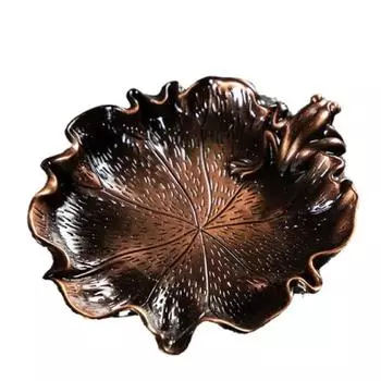 Многофункциональная медная чернильница, держатель для ручек, чернильный пруд с бабочками, медная подставка для ручек, чаша для мытья ручек One Size