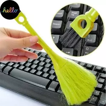 Многофункциональная мини-клавиатура, антистатическая щетка для пыли, настольная подметальная машина, щетка для чистки пыли красный