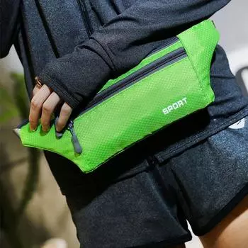 Многофункциональная мужская поясная сумка из нейлона для женщин, спортивная сумка для бега, сумки для мобильных телефонов, карман для путешествий, нагрудная сумка синий