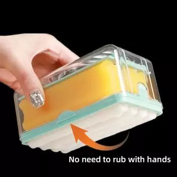 Многофункциональная мыльница для стирки, не нужно тереть и пузыриться, мыльница, щетка, бытовой ящик для хранения, стеллаж для хранения стоков синий