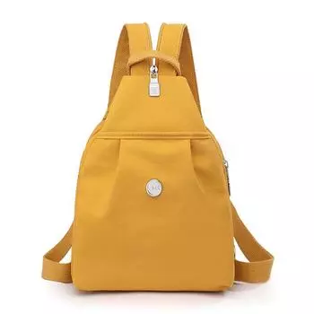 Многофункциональная нагрудная сумка через плечо женская сумка через плечо рюкзак большой емкости жёлтый