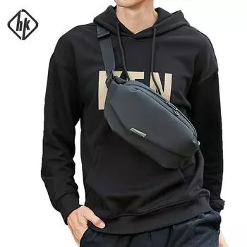 Многофункциональная нагрудная сумка, мужская сумка на плечо, модный рюкзак через плечо, молодежный повседневный рюкзак, трендовая сумка на ремне, дорожная сумка