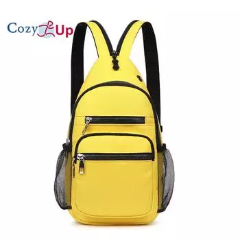 Многофункциональная нагрудная сумка унисекс Cosy Up с одним и двумя плечами для мужчин и женщин 33x17x10cm синий