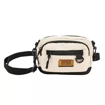 Многофункциональная наплечная сумка женская сумка через плечо маленькая квадратная сумка мужская сумка для мобильного телефона бежевый