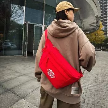 Многофункциональная наружная поясная сумка мужская спортивная сумка через плечо водонепроницаемая нагрудная сумка чёрный