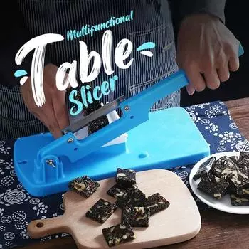 Многофункциональная настольная мясорезка Машина для нарезки говядины, баранины, рулетов Мясорезка Овощерезка Кухонные принадлежности синий
