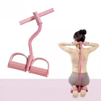 Многофункциональная натяжная веревка для фитнеса, 6-трубка, эластичная петля для йоги, съемник педали, резинка для спортивных упражнений в домашнем тренажерном зале