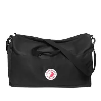 Многофункциональная однотонная большая вместительная дорожная сумка унисекс спортивная фитнес-сумка с разделительными сумками для обуви чёрный