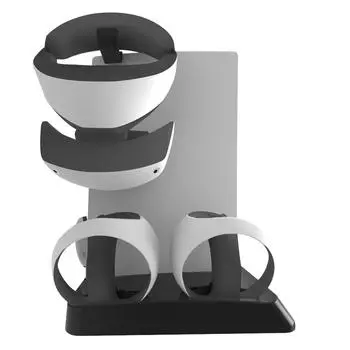 Многофункциональная охлаждающая док-станция для PS5 PSVR2, зарядная стойка с ручкой, вертикальная подставка для хранения шлема