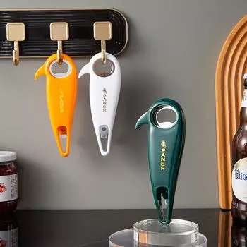 Многофункциональная открывалка для бутылок, 1 шт., для домашнего использования, экономящая трудозатраты, открывалка для консервных банок «три в одном», открывалка для пивных бутылок, консервная открывалка белый