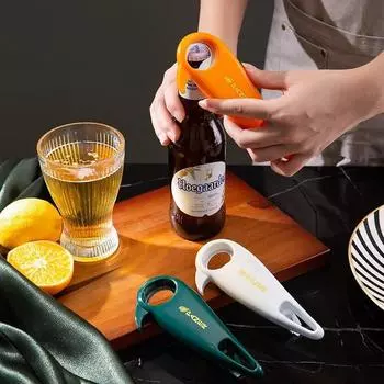 Многофункциональная открывалка для бутылок, 1 шт., для домашнего использования, экономящая трудозатраты, открывалка для консервных банок «три в одном», открывалка для пивных бутылок, консервная открывалка