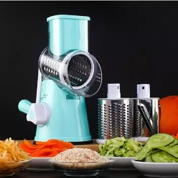 Многофункциональная овощерезка, артефакт для измельчения картофеля, бытовая кухонная слайсер, терка, барабан, дворник красный