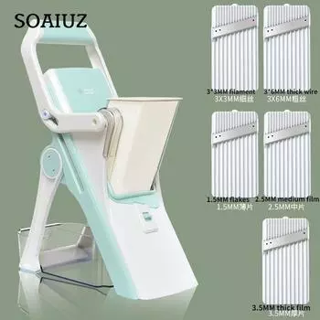 Многофункциональная овощерезка «пять в одном», ломтерезка для лимона, кухонная терка для мяса, слайсер