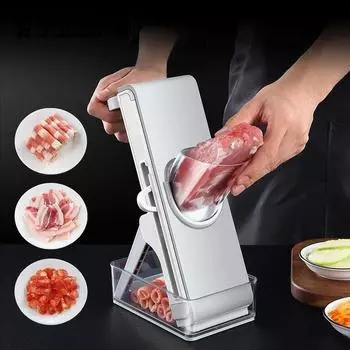 Многофункциональная овощерезка, терка для мяса, картофеля, терка для моркови, кухонные аксессуары, гаджеты, стальное лезвие, кухонный инструмент
