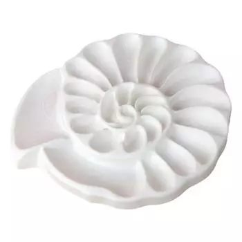 Многофункциональная палитра для красок Поднос для украшений Дизайн в стиле Наутилус Универсальное использование Поднос для демонстрации ювелирных изделий Элегантный домашний декор B