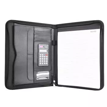 Многофункциональная папка для документов, держатель для деловых встреч с калькулятором, канцелярские принадлежности