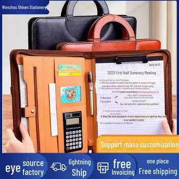 Многофункциональная папка для менеджеров по продажам формата А4 с калькулятором и доской для записей