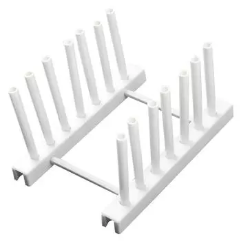 Многофункциональная пластиковая подставка-стойка для кухонной посуды, держатель для слива, органайзер, красивая домашняя сушилка для чашек, полка для стола, книжный дисплей серый